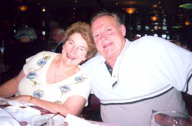 Reg and Marjorie Budd, our delightful dining companions